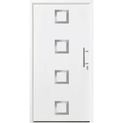 Hörmann Haustür Thermo65 THP Motiv 451 mit Edelstahldesignauflage (keine Verglasung)