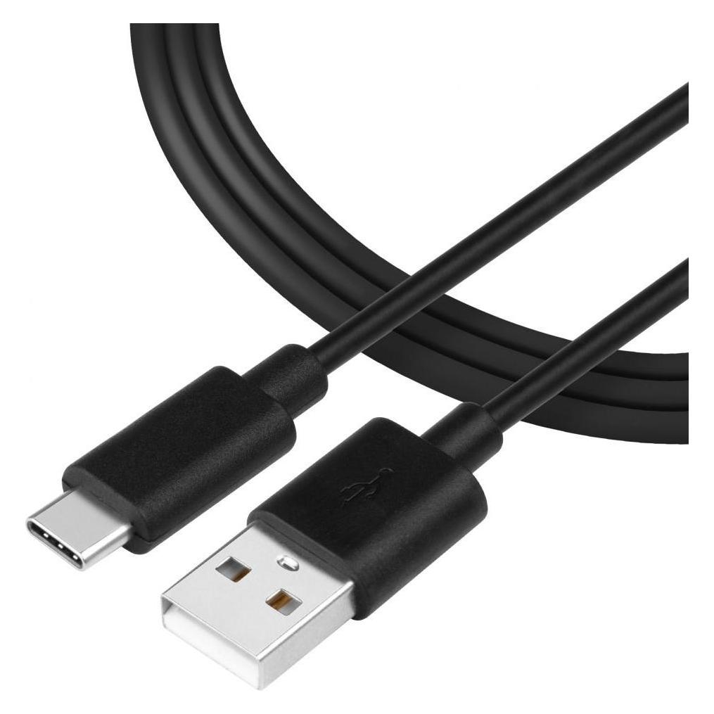 Tactical Smooth Thread Cable USB-A/USB-C 2m Black (2 m, 12 W) (57983104150)