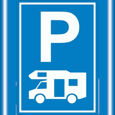 HB-Druck Wohnmobil Parkplatz Aufkleber A0 (841x1189mm)