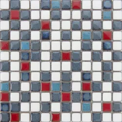 Premium Mosaic Keramikmosaik blau 30x30 cm glanz MOSS23MIX1