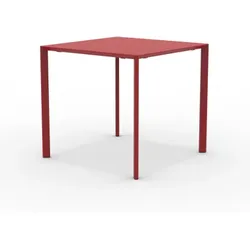 Robuster Gartentisch Fox 80x80 cm rot RR