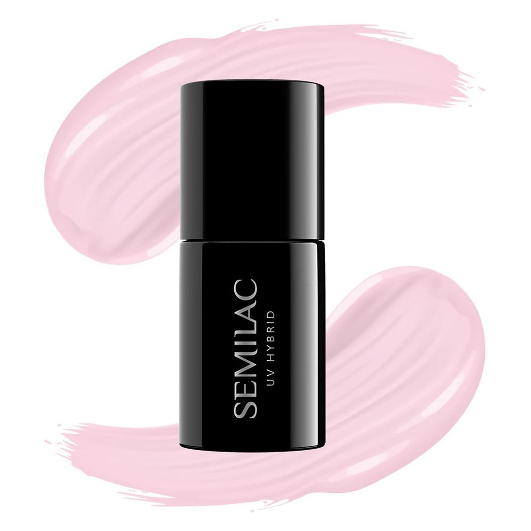 Semilac 002 Delicate French 7ml (002 Delicate French, Delicate French Pink 002, Zartes Französischrosa 002, UV-Gel Lack) (21085431)