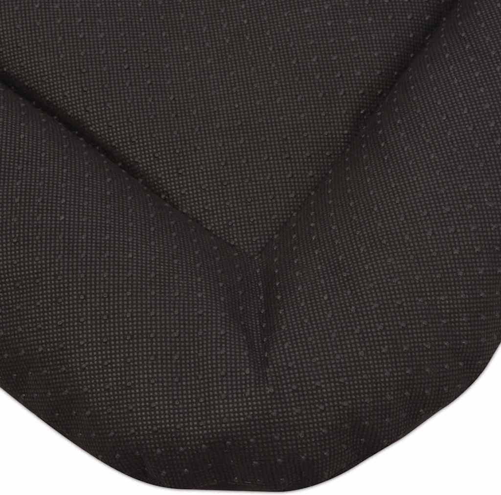 vidaXL Colchón para perro tamaño M negro Negro