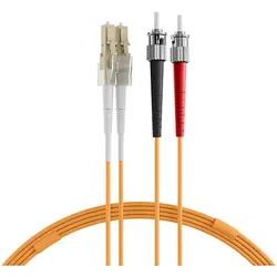 EFB-Elektronik LWL Duplexkabel 2m 2xLC/2xST 50/125 O0321.2