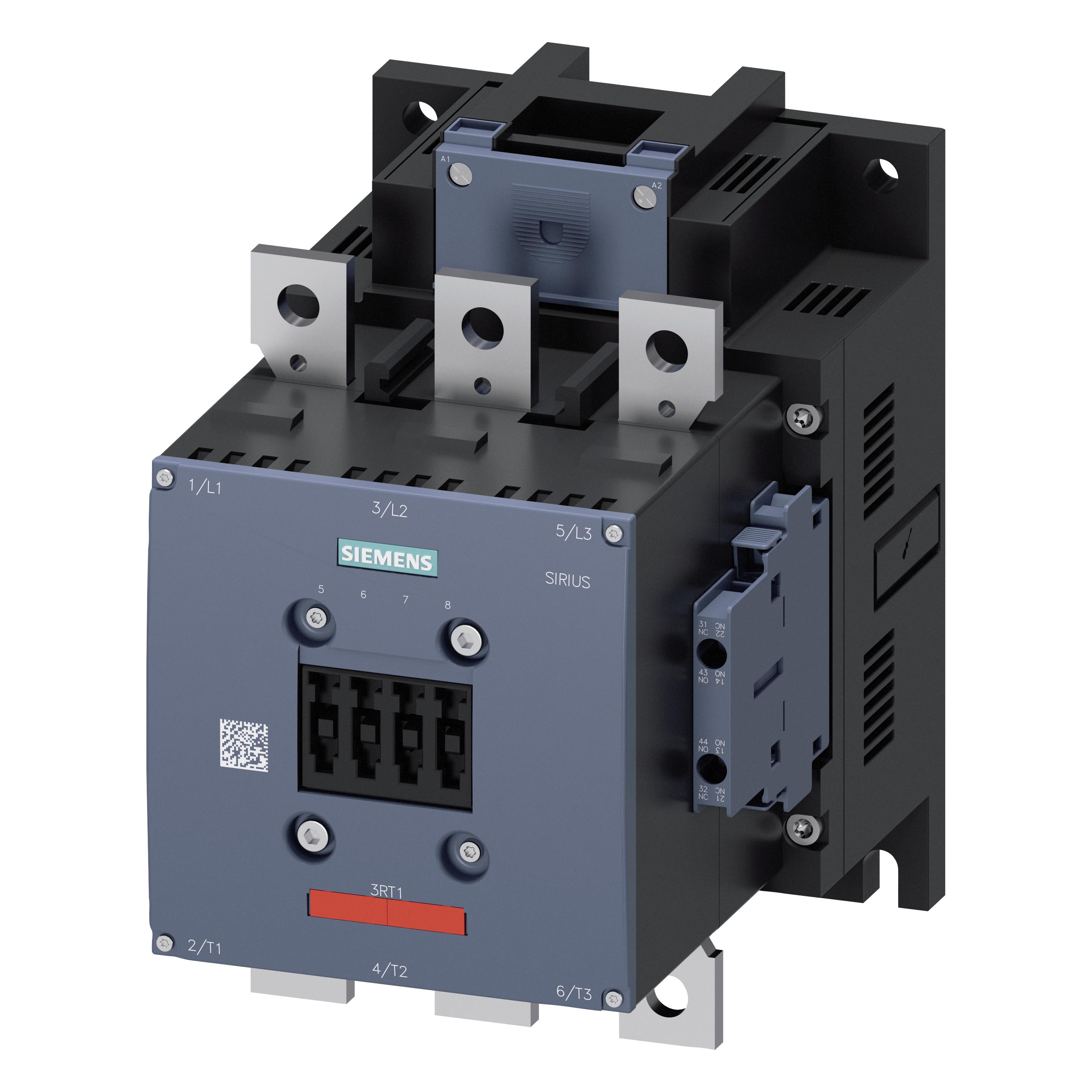 Siemens Schütz,AC-3e,225A/110kW/400V,3-polig,AC/DC110-127V,2S+2Ö,Anschlussschiene/Sch... 3RT10646AF363PA0 (3RT10646AF363PA0)