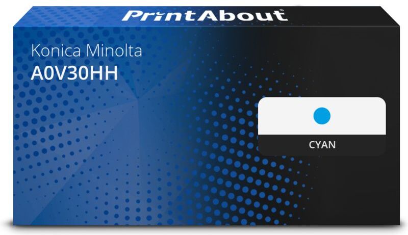 PrintAbout Toner kompatibel mit Konica Minolta A0V30HH - Cyan - Hohe Kapazität