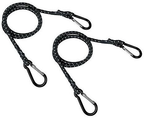 Lampa Set 2 Corde Elastiche con Moschettone 8mm taglia unica