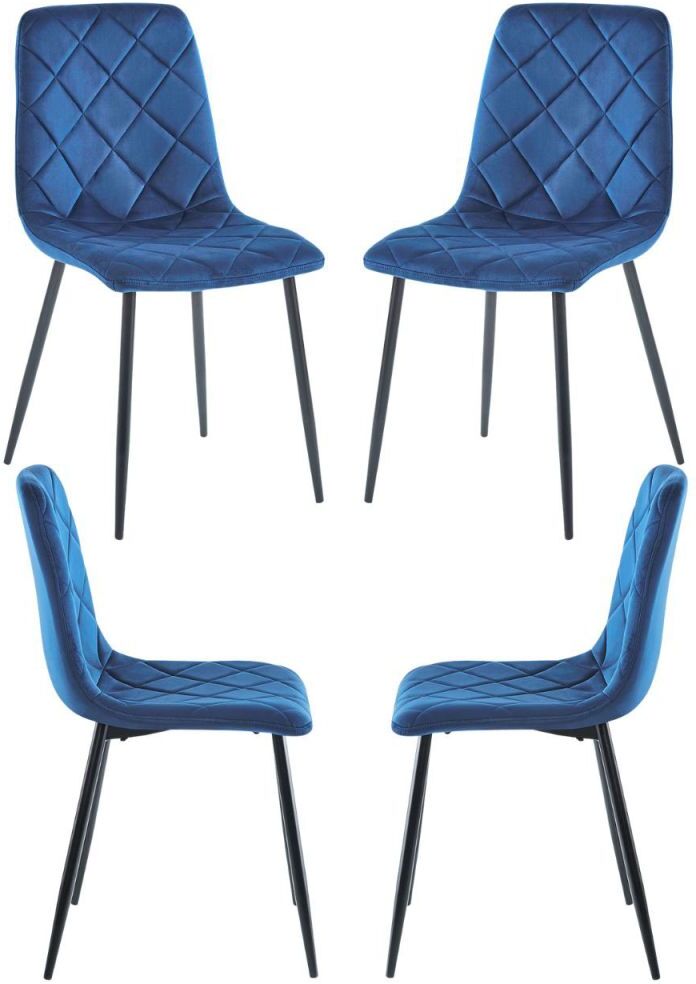 RegalosMiguel Pack 4 Sillas Drat - Azul