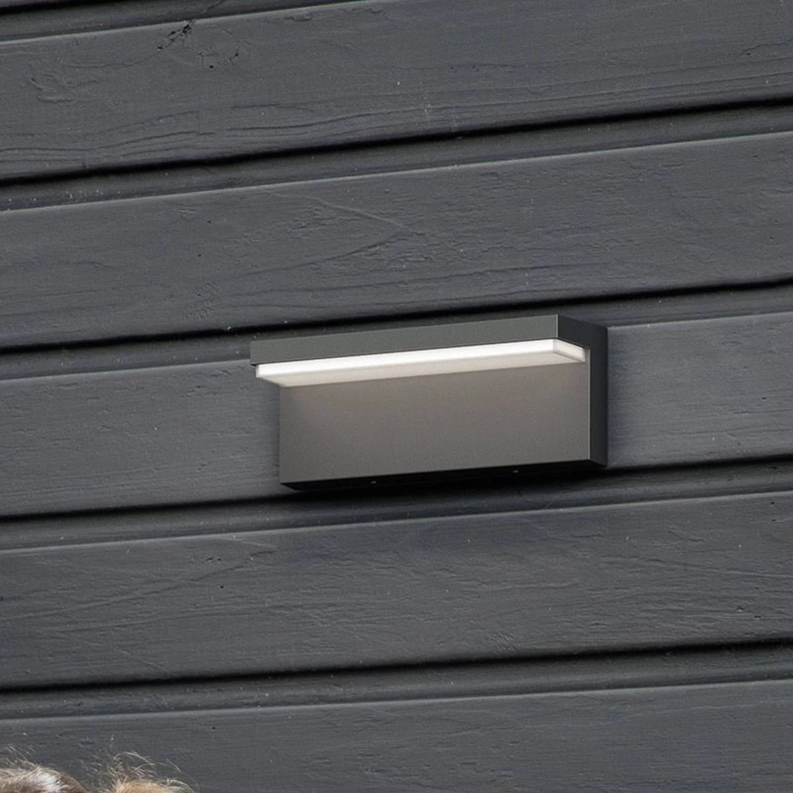 Philips LED Wandlamp Bustan voor Tuin en Terras, Grijs, Modern, IP44