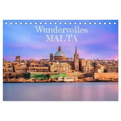 Wundervolles Malta (Tischkalender 2027 DIN A5 quer), CALVENDO Monatskalender