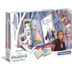 Clementoni, Heft + Block, Traum Tagebuch Frozen 2 (Spezial, Liniert, Weicher Einband)