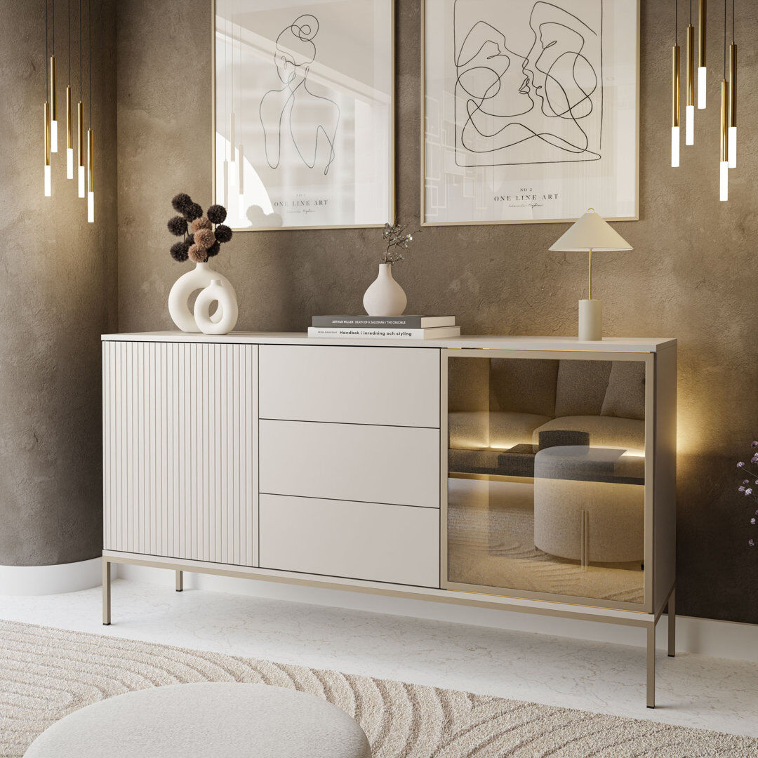 Metro 154cm Sideboard cashmire 83cm H X 154cm W X 39cm D