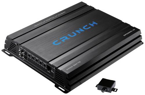 Crunch GPX2200.1D2 1-Kanal Digital Endstufe 2200W Lautstärke-/Bass-/Höhen-Regelung Passend für (Auto-Marke): Universal