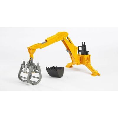 Bruder Profi-Serie Heckbagger mit Greifer