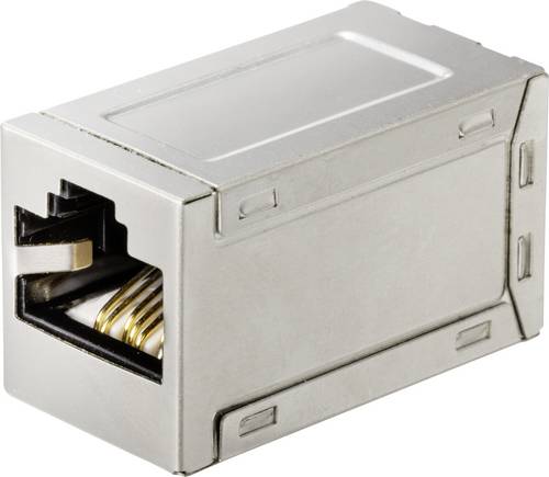 Renkforce RJ45 Netzwerk Adapter CAT 6 [1x RJ45-Buchse - 1x RJ45-Buchse] Metall