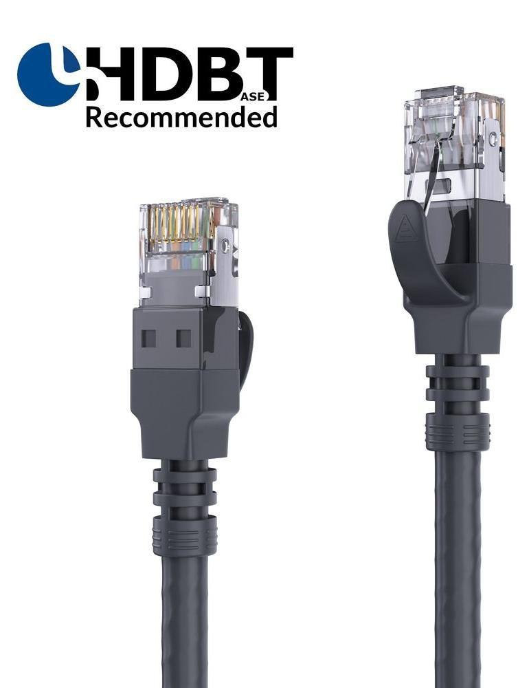 PureLink CAT 6A patchkabel S/FTP LSZH AWG 26 zwart 25,0 meter