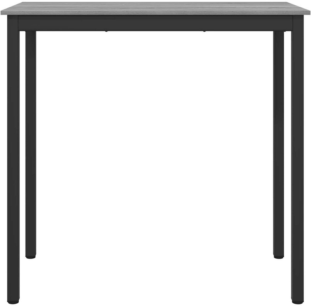 17 Stories Standing Bar Table Engineered Wood Grey 105cmH x 110cmL x 55cmW
