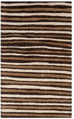 Martha Stewart by SAFAVIEH Hand Drawn Stripe Wool/ Viscose Rug