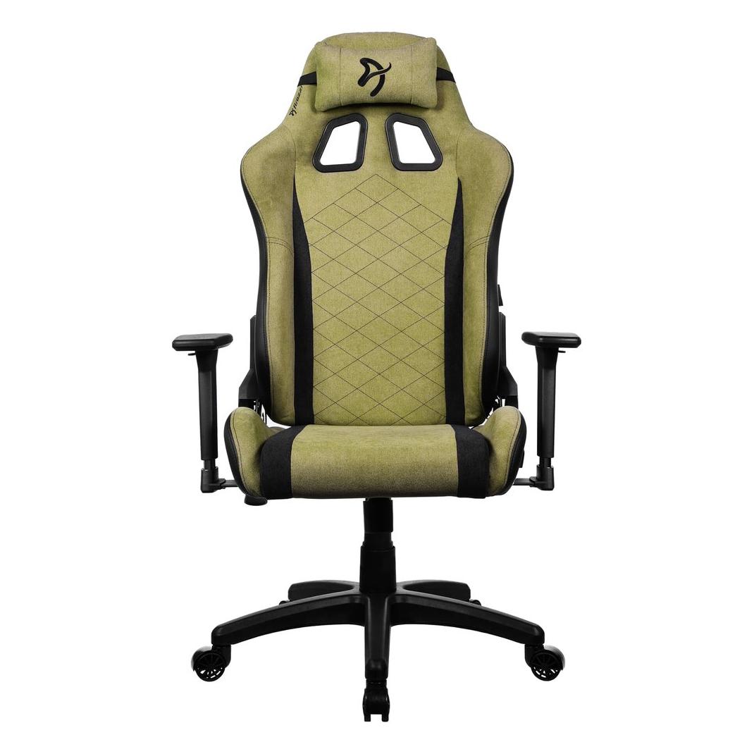 Arozzi Soft Fabric | Gaming Chair | Avanti SoftFabric | Moss Green (AVANTI-SFB-MGN)