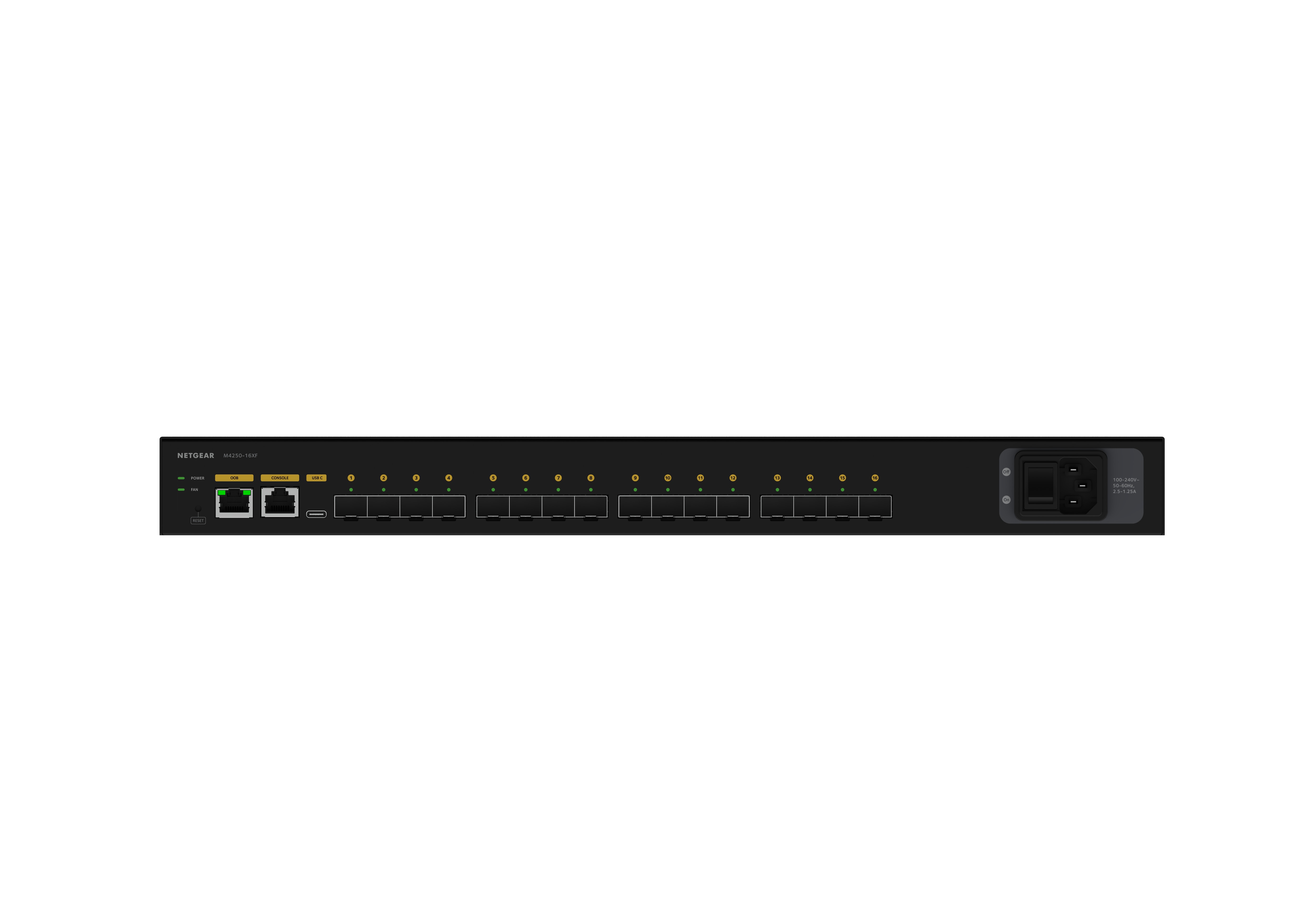 Netgear AV Line M4250-16XF Managed Switch XSM4216F-100EUS