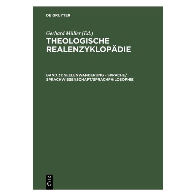 De Gruyter Seelenwanderung - Sprache/Sprachwissens (Deutsch, Hardcover) (66438434)