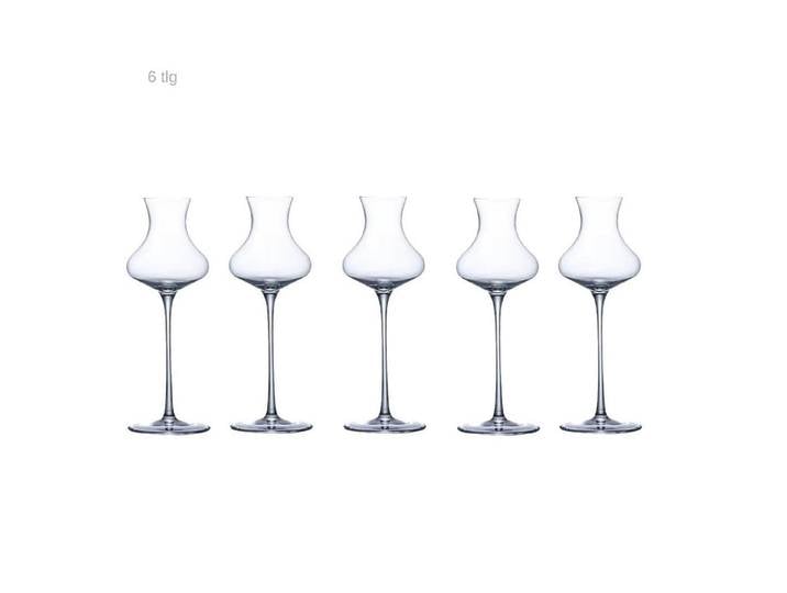 Quality Elegance Gläser-Set Whisky Snifter Gläser – Hochwertige Kristallglas-Goblets, klar & edel, 6-tlg., 135 ml