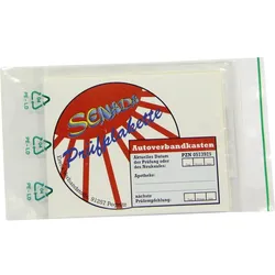 Senada Plakette Autoverbandkasten 10 ST