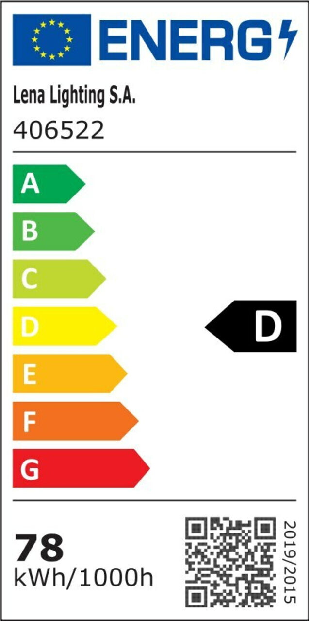Arbeitsleuchte Magnum 78W BASIC 9.500Lm 3m Gummikabel + Stecker 1 x Steckdose ; LENA LIGHTING (406522)