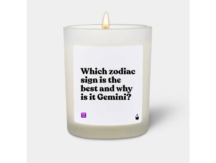 Duftkerze Weiss Flowery Which zodiac sign is the best and why is it Gemini?