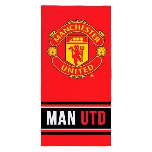 Official Fanwear Manchester United Strandlaken Rood B/D: 75 x 150 cm