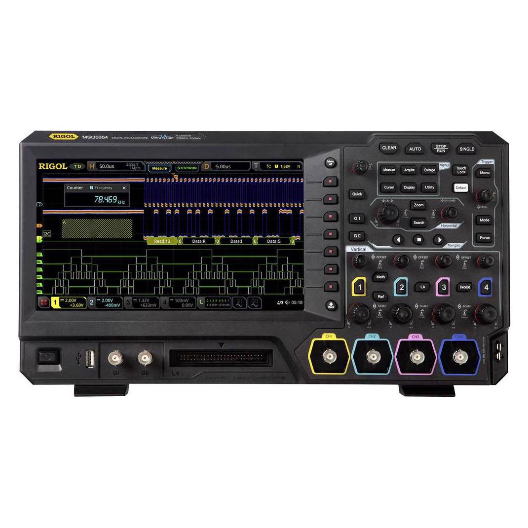 Rigol Digital Oszilloskop (CAT I, Oszilloskop) (MSO5104)