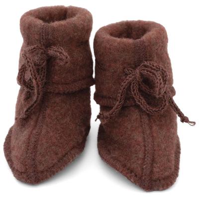 Engel - Baby-Schühchen mit Bändel - Hüttenschuhe 50/56 | EU 50-56 braun