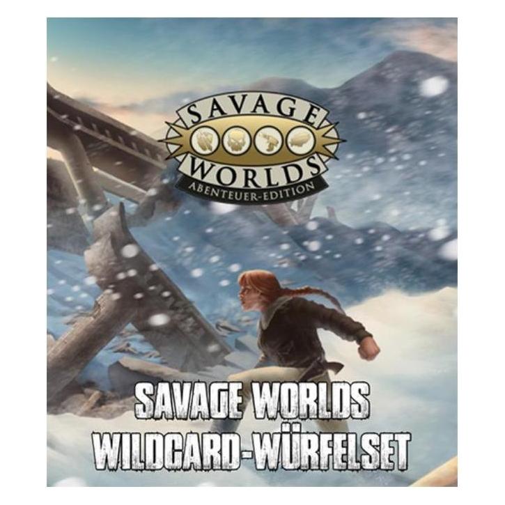 Ulisses Spiele Savage Worlds - Wildcard-Würfelset, 4 Würfel (DE-Ausgabe) (US85010)