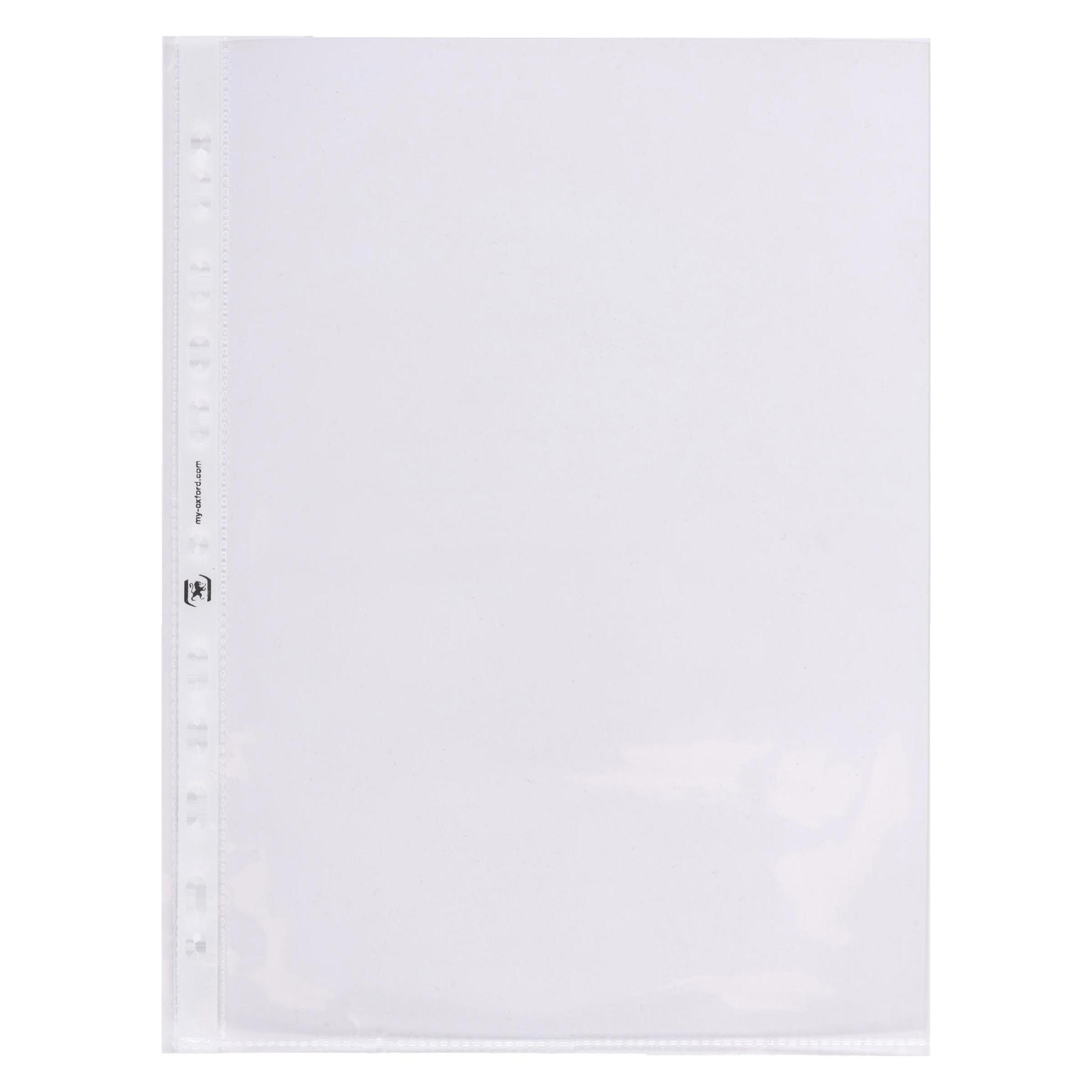 Elba Prospekthülle Premium, DIN A4, PP, 0,12 mm, glasklar oben offen, dokumentenecht, Eurolochung, OHP ge (A4, 25x) (100460989)