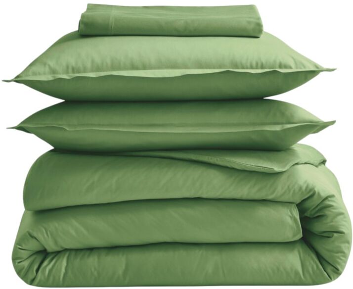 Drap plat 100% coton Tradilinge FOUGÈRE (Couleur : Fougère)