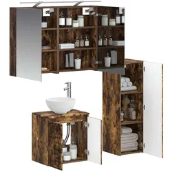 vidaXL, Badmöbelset, Badezimmermöbel-Set