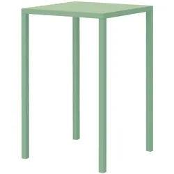 Outdoor Stehtisch Quatris 70x70x110 cm salbeigrün