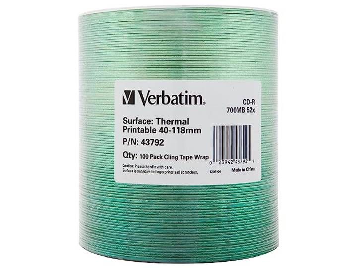 Verbatim 43792 blanco CD-R 700 MB 100 stuk(s)