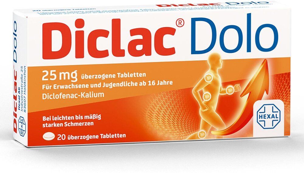 Diclac® Dolo 25 mg überzogene Tabletten