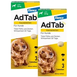 Adtab 450 mg für Hunde >11 Doppelpack 2X3 St