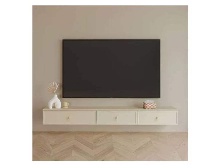 DFHS46JK Multimedia-Möbel Wandmontierter schwebender TV-Ständer, Entertainment-Center-Medienkonsole für das Wohnzimmer