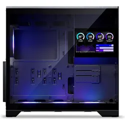 Phanteks XT V5 LCD PC-Gehäuse, Midi-Tower, ATX, 7-Zoll-LCD, Tempered Glass - schwarz (ATX), PC Gehäuse, Schwarz