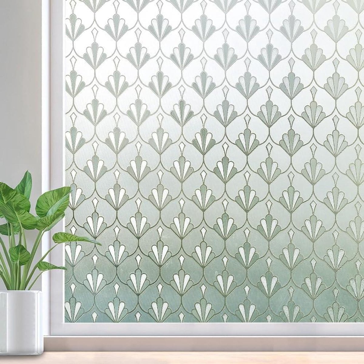 Raamfolie Melkglas - Zelfklevende Privacyfolie met Statische Hechting - 40 x 150 cm