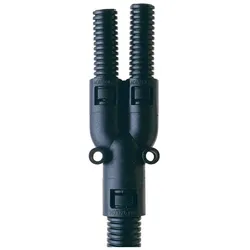 ABB AL161313/Y/BL Adaptalok Verschraubung gerade Typ Y 3 Wege Verteiler IP66 16x13x13mm schwarz Polyamid 7TCA296000R0508  - 10 Stück