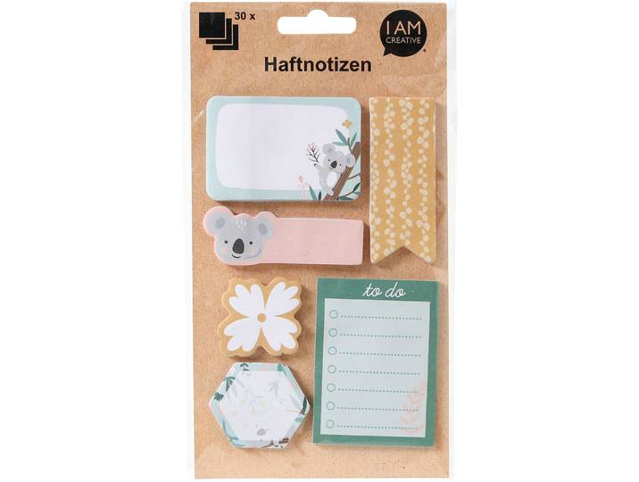 Haftnotizen I am creative bunt Papier B 10.5 cm