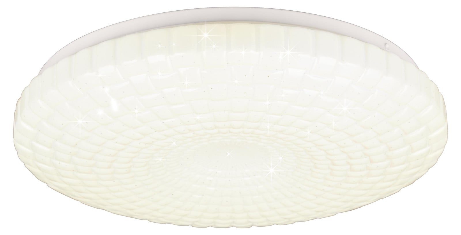 Trio Vega Witte LED Plafonniere met Koepelvorm