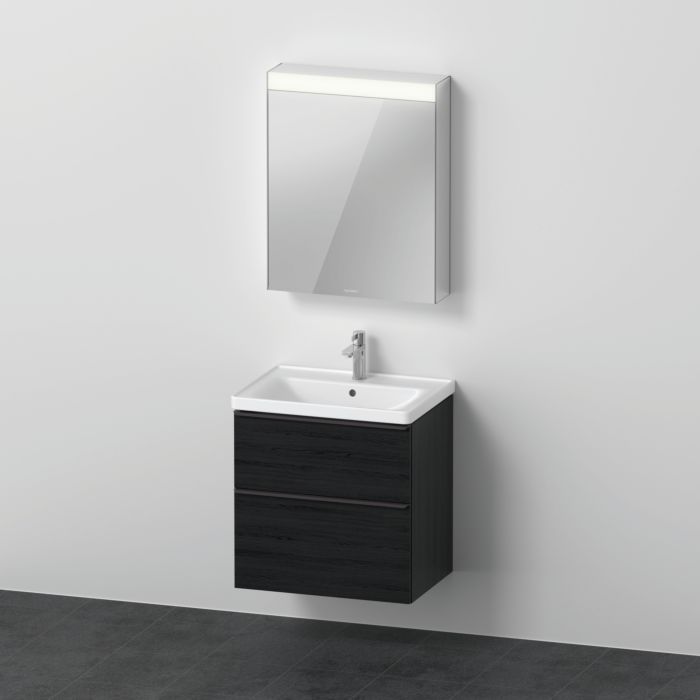 Duravit D-Neo Möbel-Set DE0115L1616 650mm, Anschlag links, Eiche Schwarz