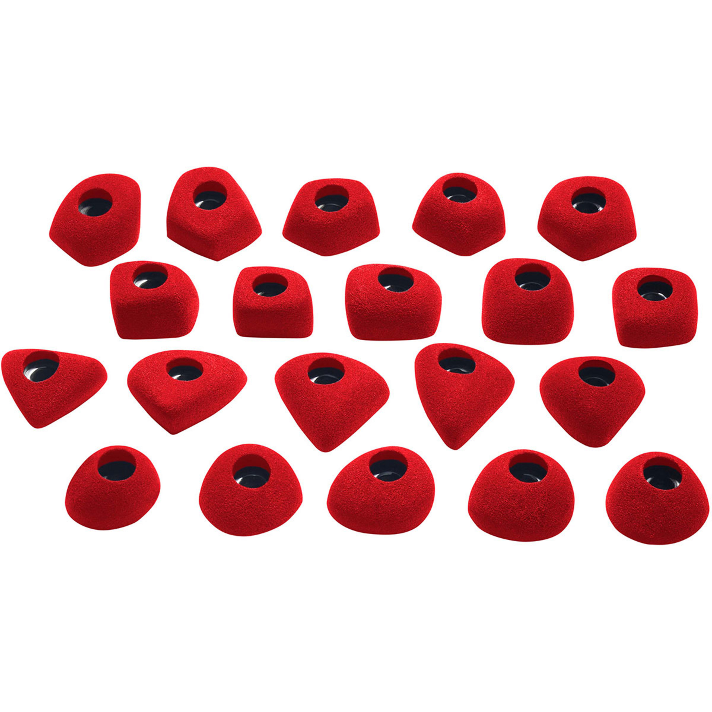 Ocun Footholds Trittset Klettergriffe rot Training & Fitness