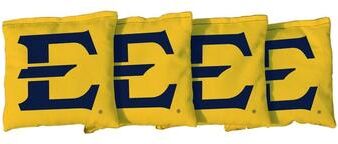 Skip's Garage ETSU Yellow Cornhole Bags