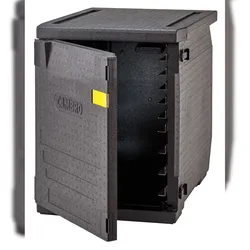 Cambro isolierter Frontlader Lebensmitteltransportbehälter 155L mit verstellbaren Schienen